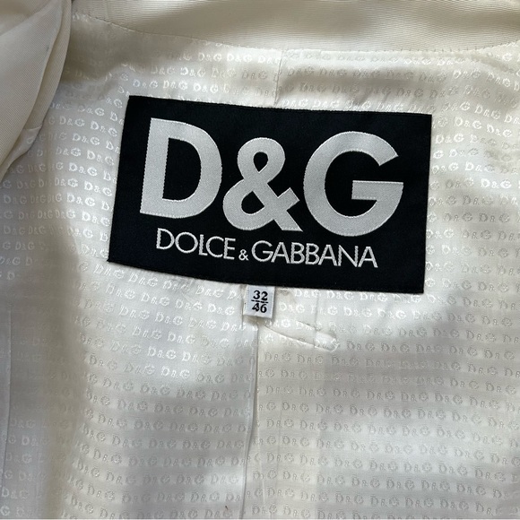 DOLCE & GABBANA D&G mid-length jacket, made in Italy, size 32/46 - Picture 9 of 15